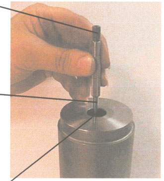 Small hole gage